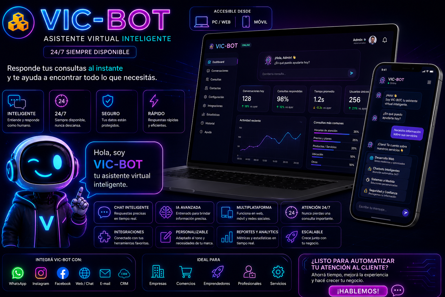 VIC-BOT - Chatbot IA